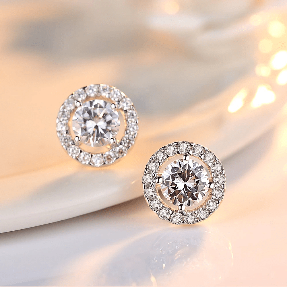 The Elizabeth Halo Earrings