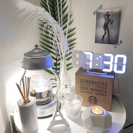 3D LED Digital Wall Clock